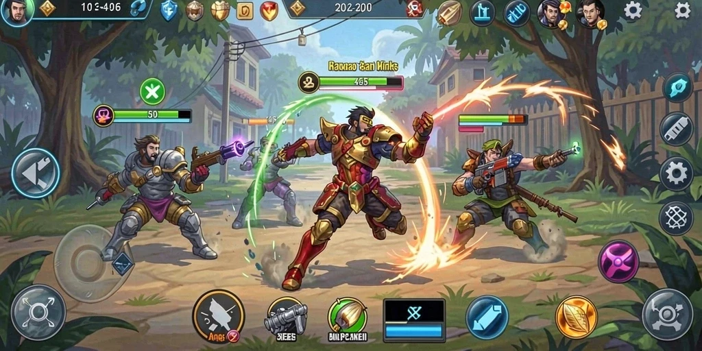 888r - Grafik yang memukau dengan efek visual menawan.